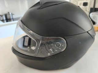 Casco de moto Shark negro