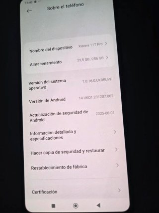 Xiaomi 11T Pro Gris Oscuro