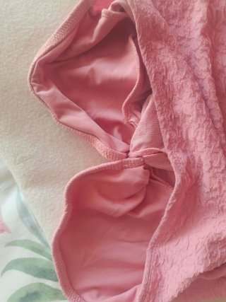 Top rosa con nudo