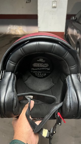 Casco Moto Jet Garibaldi Talla M. Visera Solar