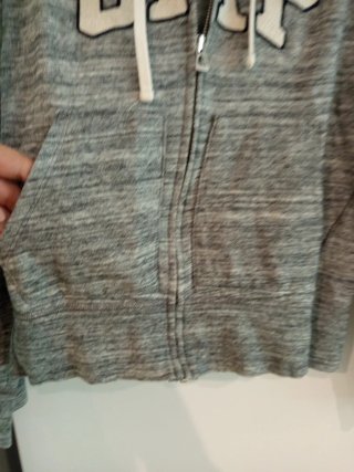 Sudadera Gap Gris con Cremallera