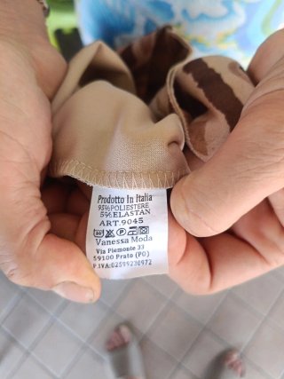 Giacca donna senza collo fantasia geometrica