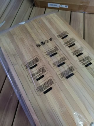 Cesto Ropa Sucia Bambú 72L con Tapa