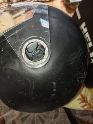 Casco Moto Helix Vintage Negro