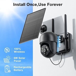 Cámara vigilancia 4G 4MP panel solar NUEVO