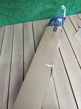SONGMICS Sombrilla de 200 cm, UPF 50+, Inclinación
