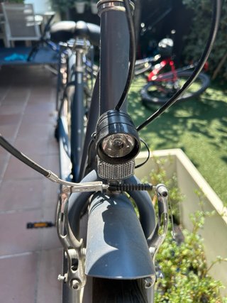 Bicicleta Elops Decathlon 6V con cesta