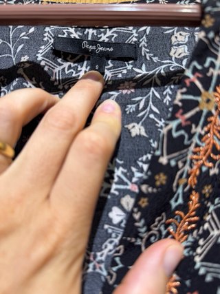 Vestido Pepe Jeans estampado talla S grande
