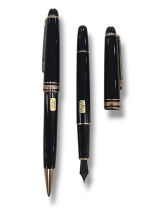 PLUMA Y BOLIGRAFO MONTBLANC MEISTERSTUCK + ESTUCHE
