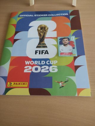 Álbum Mundial 2026 + Cromo Tim Payne