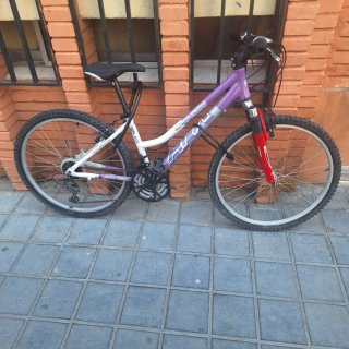 Bicicleta montaña CONOR 26 morada