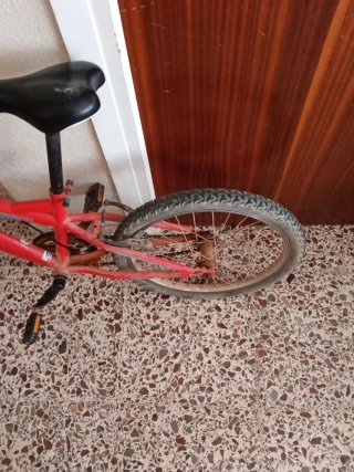 Bicicleta roja infantil 20 pulgadas