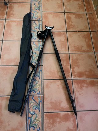 Bastón Acecho Carbono 4 Patas Telescópico