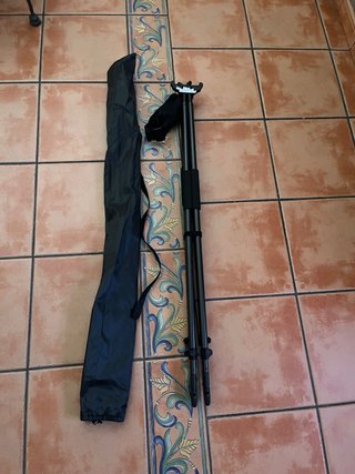 Bastón Acecho Carbono 4 Patas Telescópico