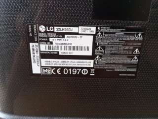 Televisión LG Negra