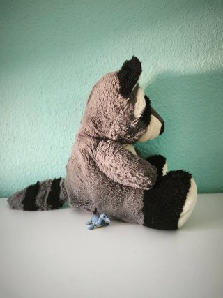 Peluche mapache suave