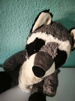 Peluche mapache suave