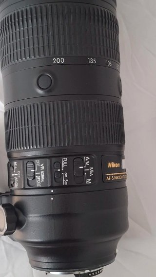 Objetivo Nikon AF-S 70-200mm 1:2.8E FL ED VR