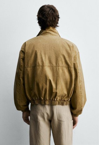 Cazadora Bomber Zara Hombre Talla M