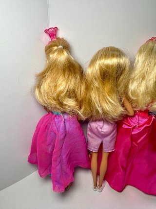 Lote 4 Barbies Princesa Alexa, Fashionista...