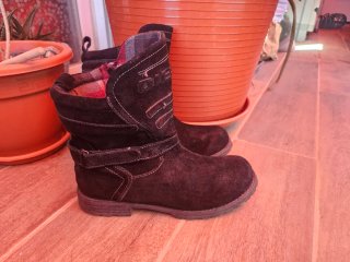 Botas mujer de terciopelo Diesel negras