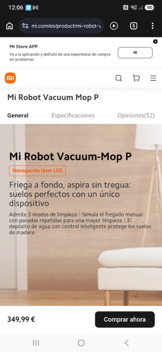 Xiaomi Aspirador Robot Mop P