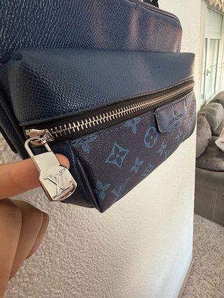 Bolso/Bandolera Louis Vuitton Azul con Monograma