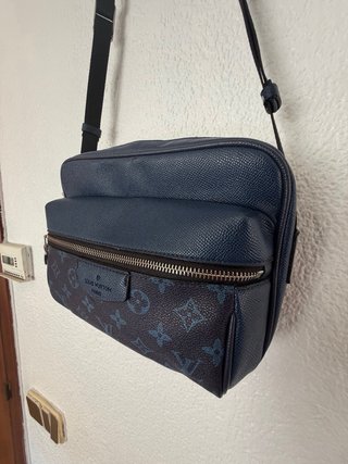 Bolso/Bandolera Louis Vuitton Azul con Monograma
