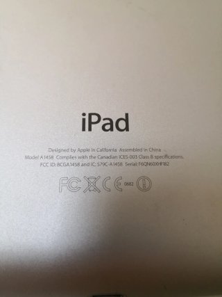 Carcasa iPad 4ª Gen A1458