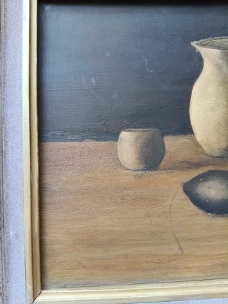 Cuadro bodegón firmado