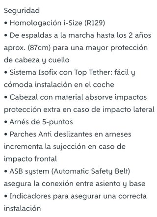 Silla coche Bebeconfort giratoria Assisfix