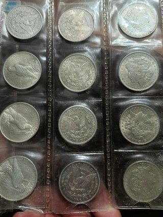 Morgan Dollar Moneda Plata