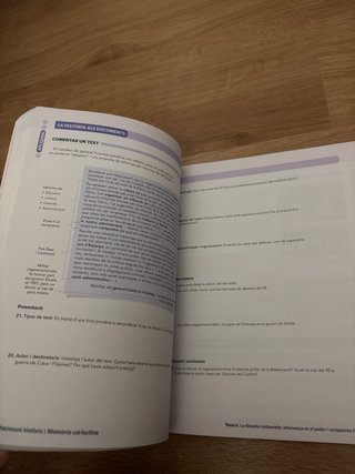 Història, 2 Batxillerat, Dual Quadern d'activitats