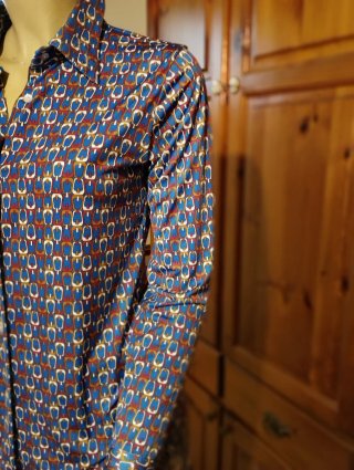Camicia donna manica lunga fantasia