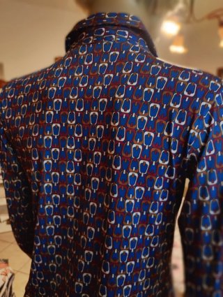 Camicia donna manica lunga fantasia