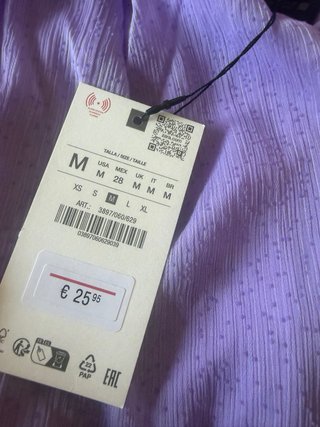 Top Halter Globo Lunares Morado