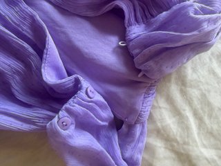 Top Halter Globo Lunares Morado