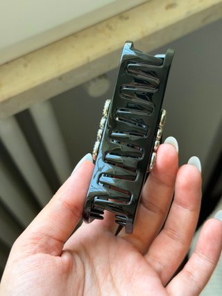 Mollettone Loewe nero e argento