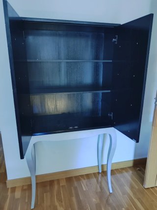 Armario estilo boticario de dos puertas