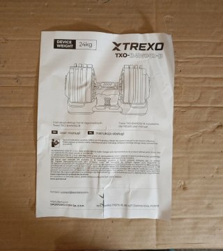 Mancuerna Ajustable Trexo 24kg