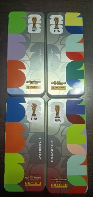 Lattine Panini World Cup Adrenalyn XL Vuote