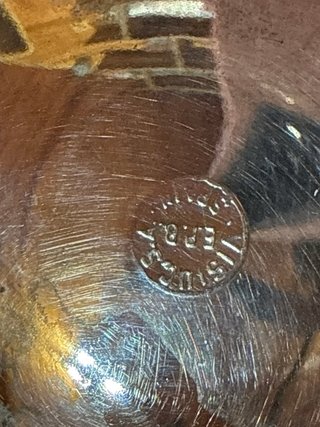 6 copas Alfenide metal plateado antiguas
