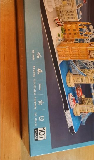 Puzzle 3D CubicFun CityLine London 107 piezas