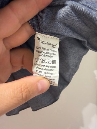 Vestido vaquero bordado talla única