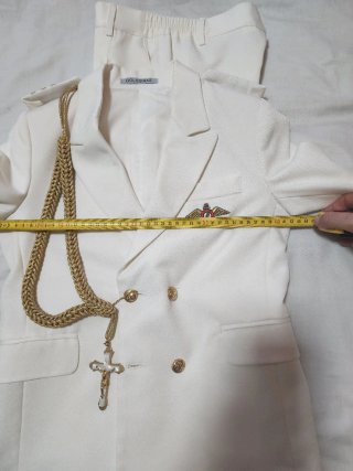 Traje Comunión Oficial del Aire Blanco y Dorado