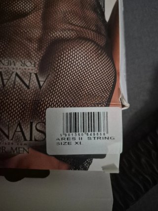 Tanga ANAIS Negro Hombre