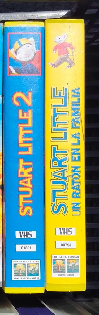 Stuart Little 1 y 2 VHS (Español)