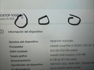 Dell Vostro 15 3510 i5 16GB 512GB SSD