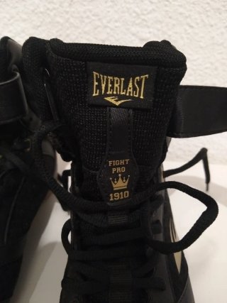 Zapatillas Boxeo Everlast Negras y Doradas