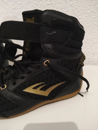 Zapatillas Boxeo Everlast Negras y Doradas